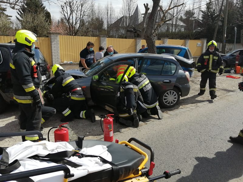 Baleset a Hidegkúti úton