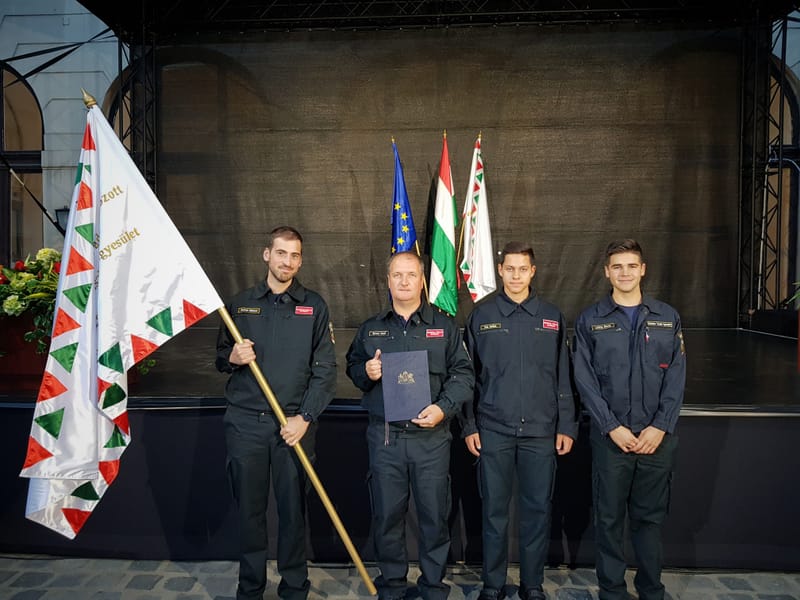 Emlékzászló elismerésben részesültünk