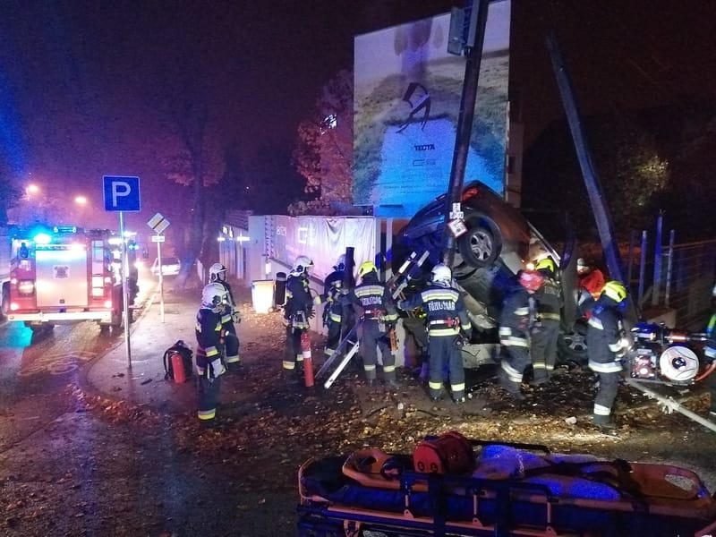 Baleset a Szépvölgyi úton