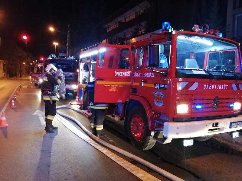 Pincében volt tűz
