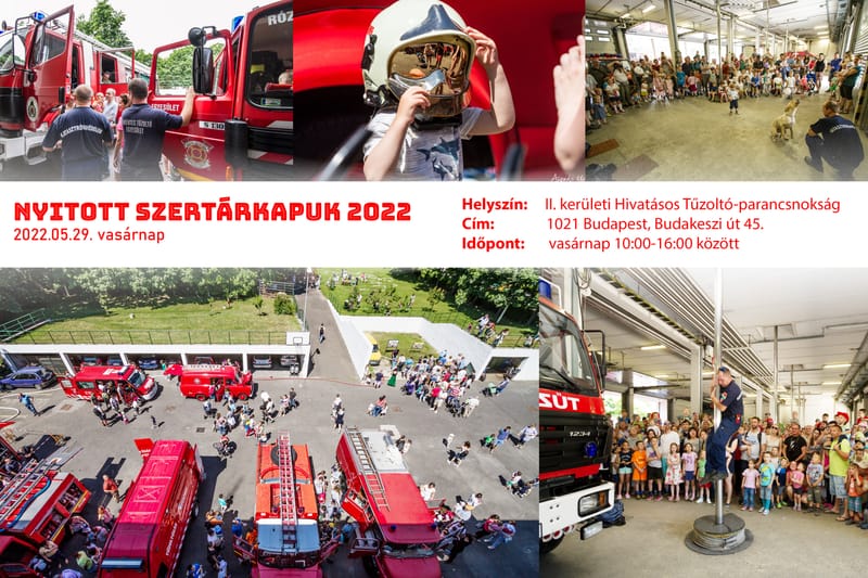 Gyermeknapon a II. kerületi tűzoltóságon várunk minden érdeklődőt
