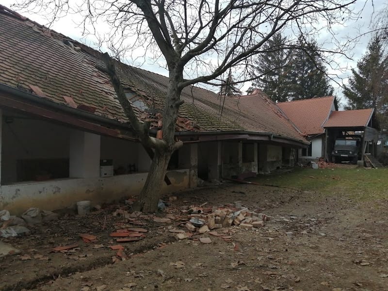 Épületomlás az év utolsó napján