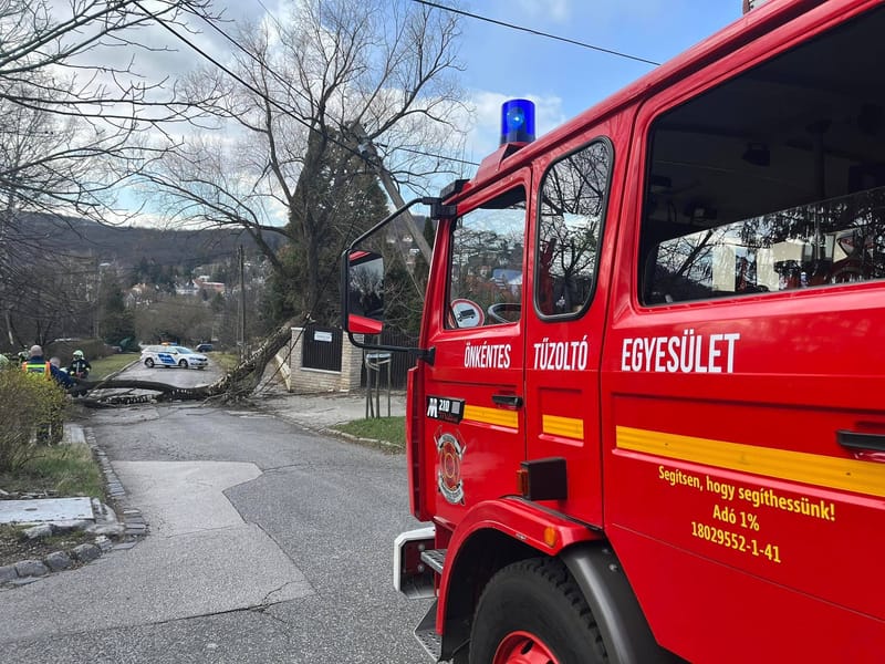 Ismét szélvihar tépázta meg Budapestet