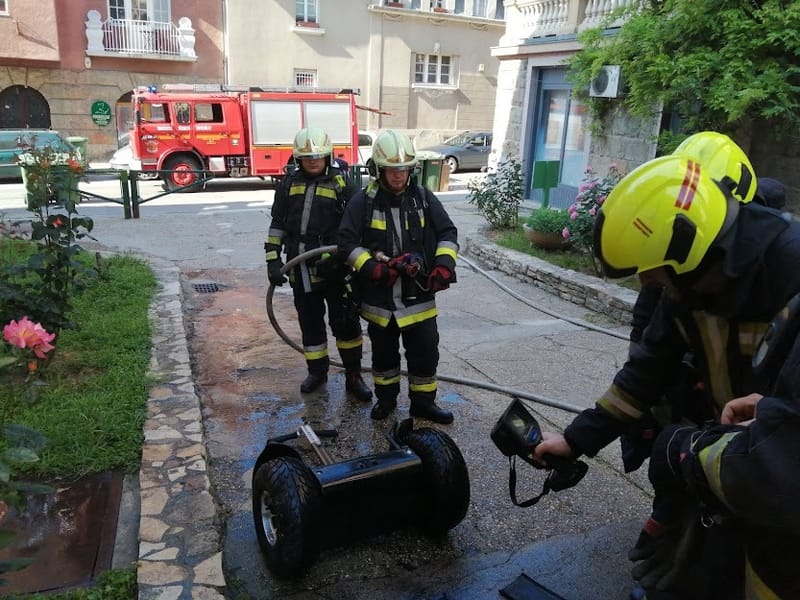 Lakásban gyulladt ki a kétkerekű