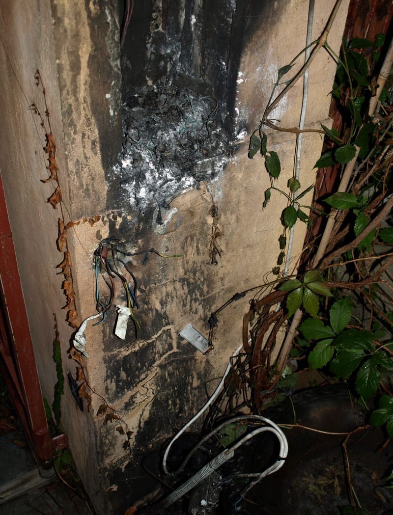 Villámcsapás okozott tüzet