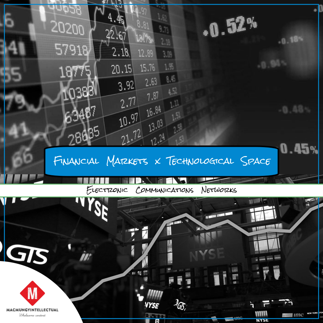Financial Markets x Technological Space: Electronic Communications Networks