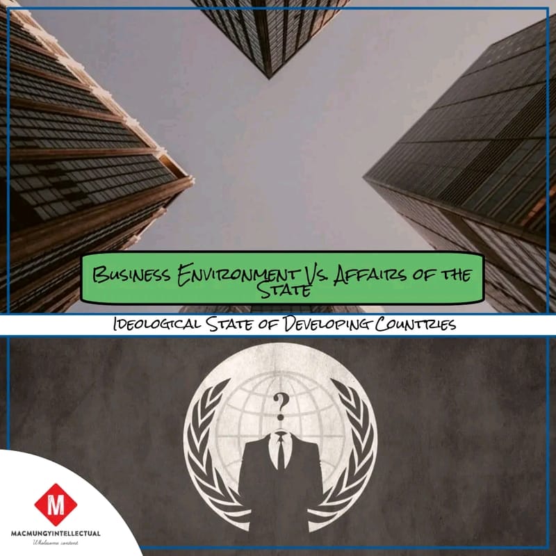 Business Environment Vs. Affairs of the State:

Ideological State of Developing Countries