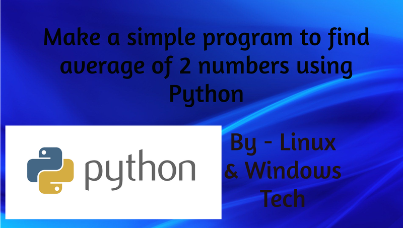 Make a simple program to calculate the average of two numbers.