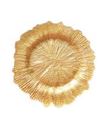 Gold Reef Charger Plate