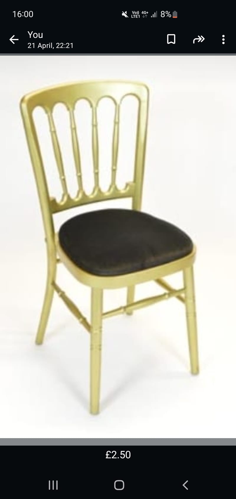 Gold Cheltenham Chairs