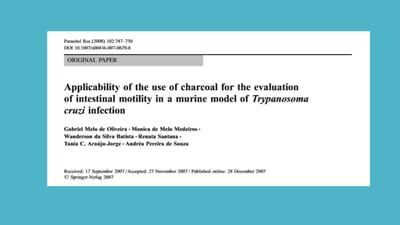 Applicability of the use of charcoal for the evaluation of intestinal motility in a murine model of Trypanosoma cruzi infection