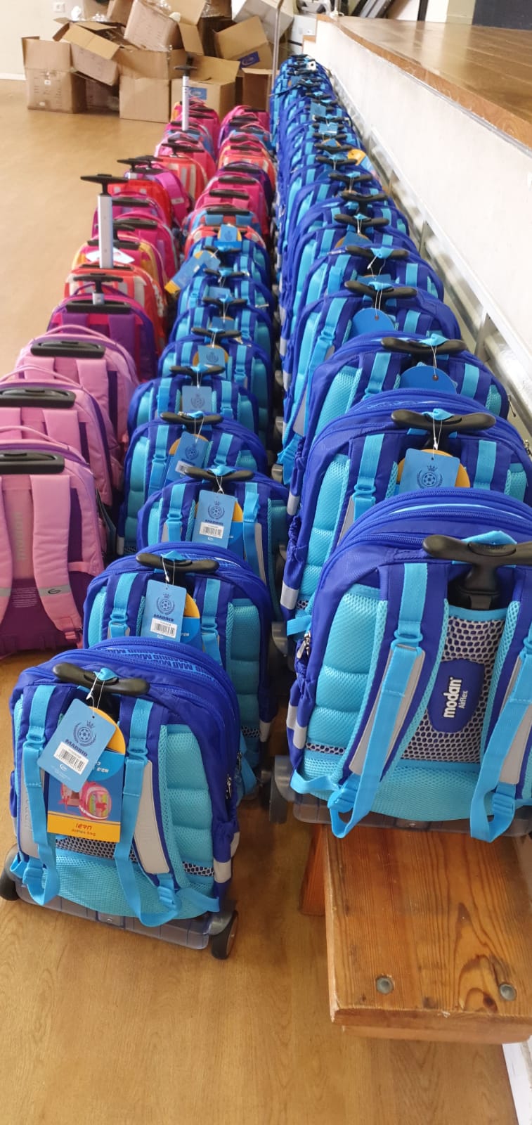 חלוקת תיקים לכתות א ב ג בשנת תשפא