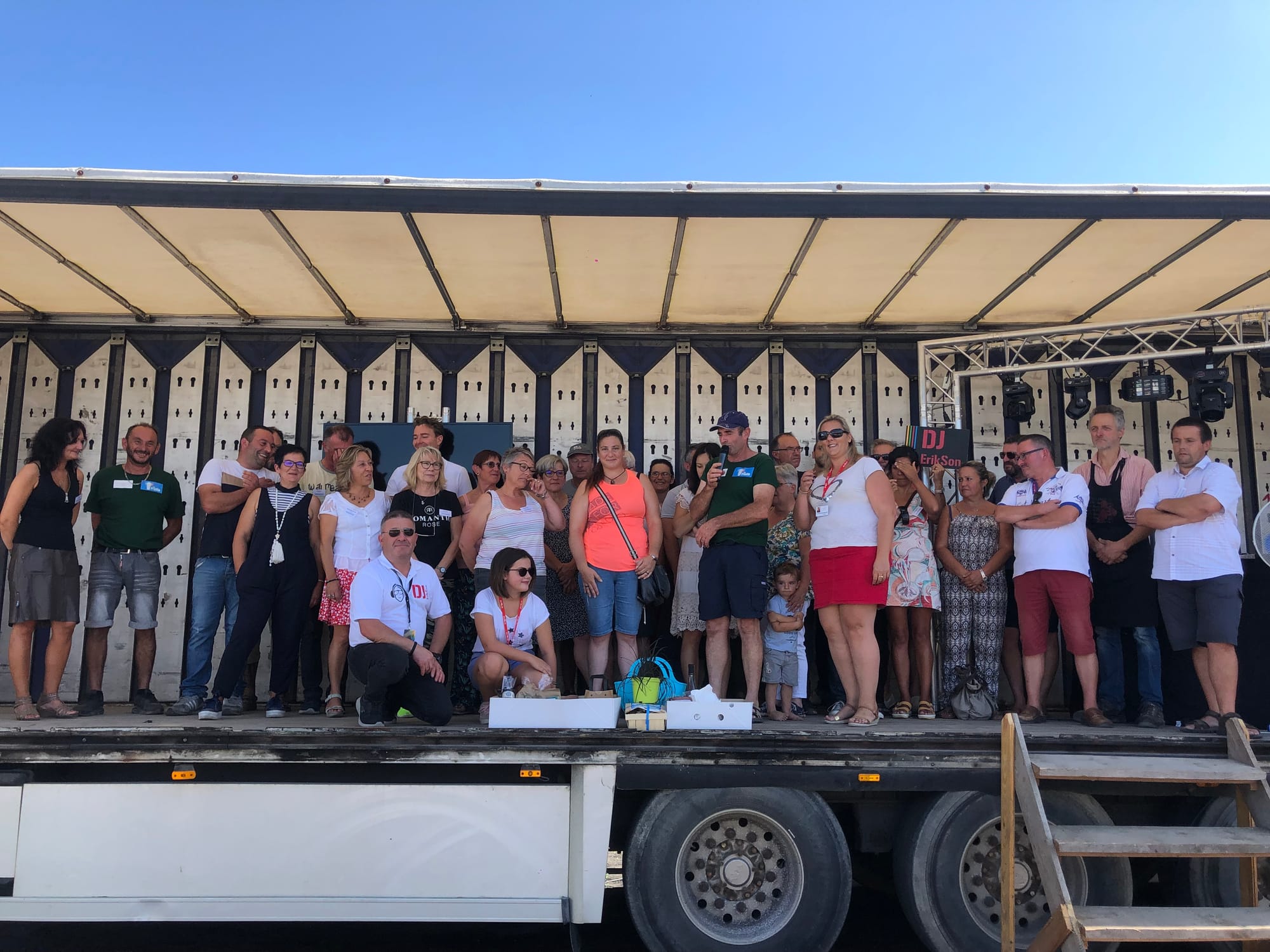 Animation marché des producteurs chez SAS Fradin