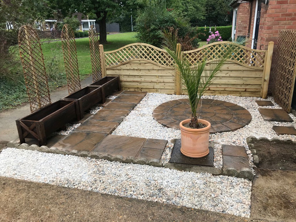 Complete re-design and construction of front garden