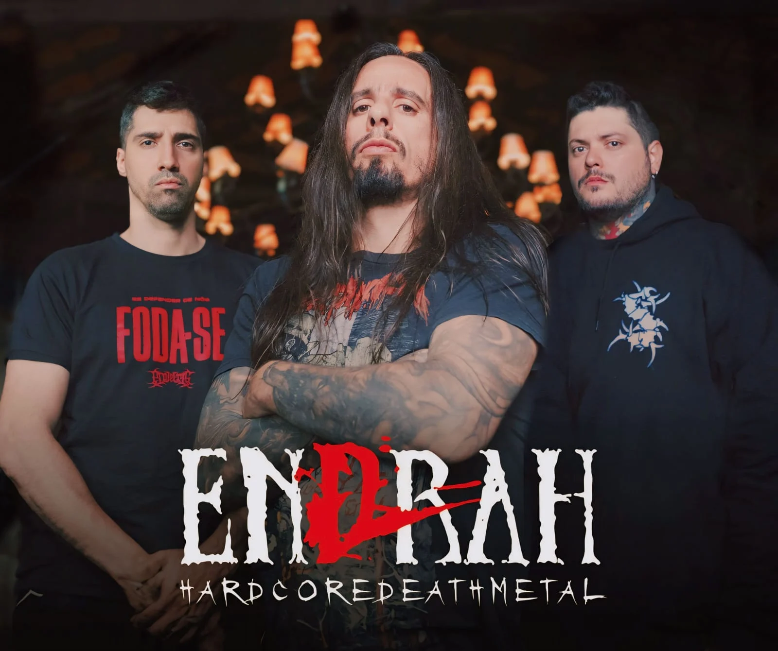 Endrah, agora um trio, revela o álbum "Bloodshed And Violence" e mini turnê comemorativa