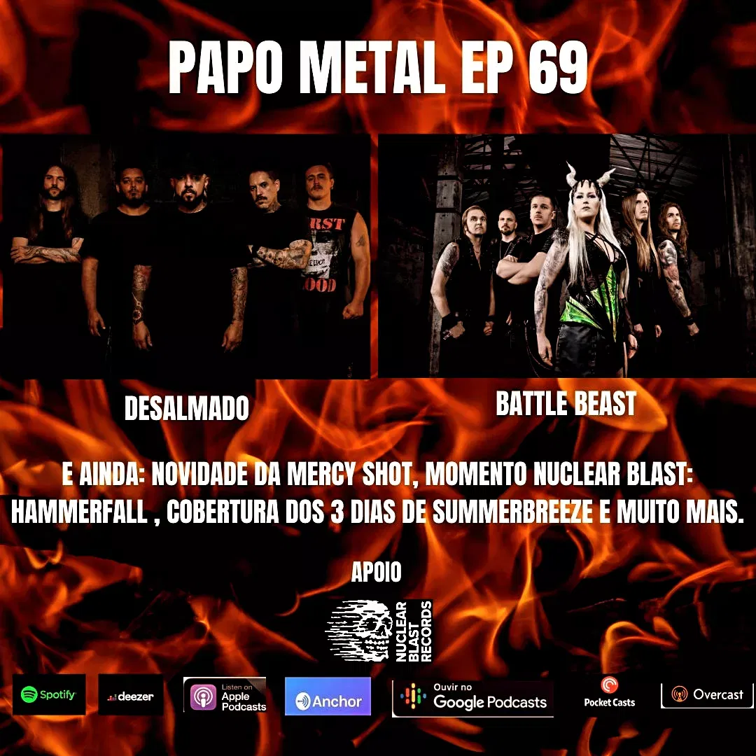 Papo Metal 69 recebe Desalmado e Battle Beast