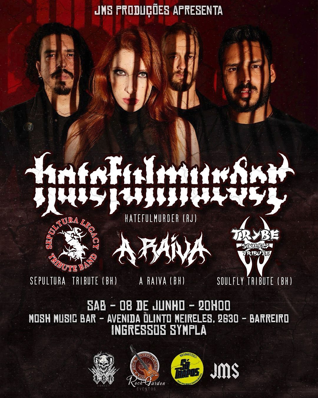 HATEFULMURDER leva turnê do novo álbum para Belo Horizonte