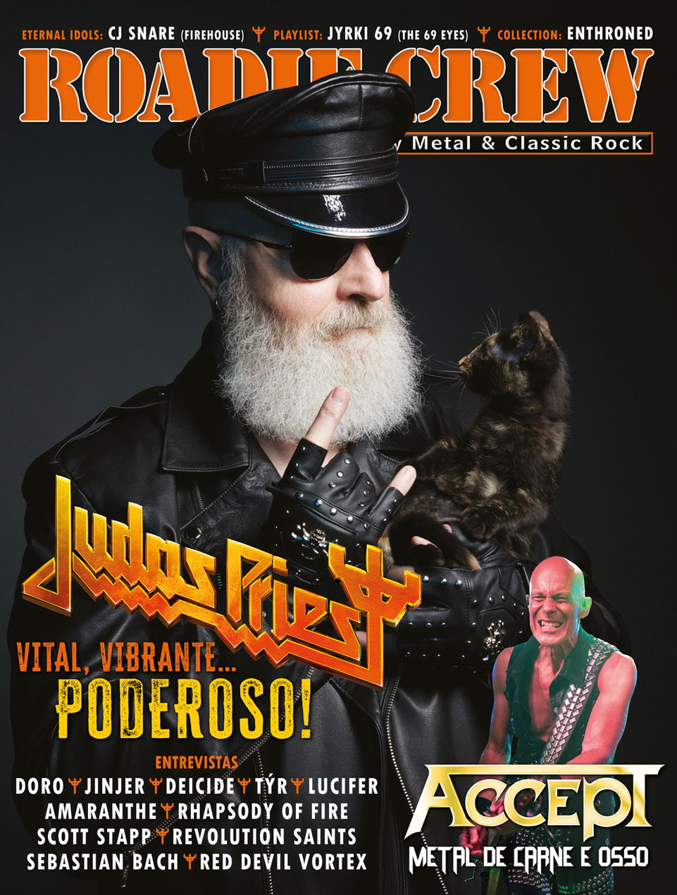 Judas Priest em destaque na edição #280 da ROADIE CREW