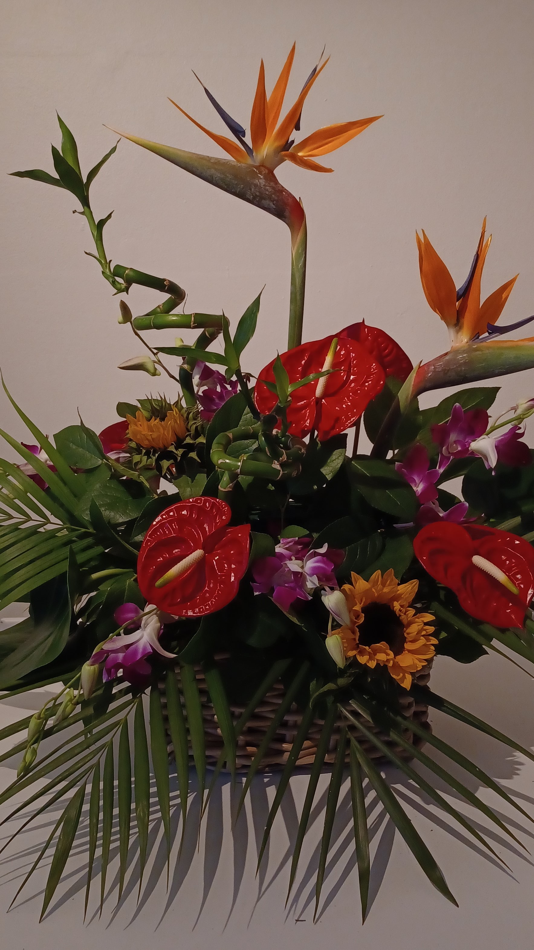 Exotic flower arrangements 