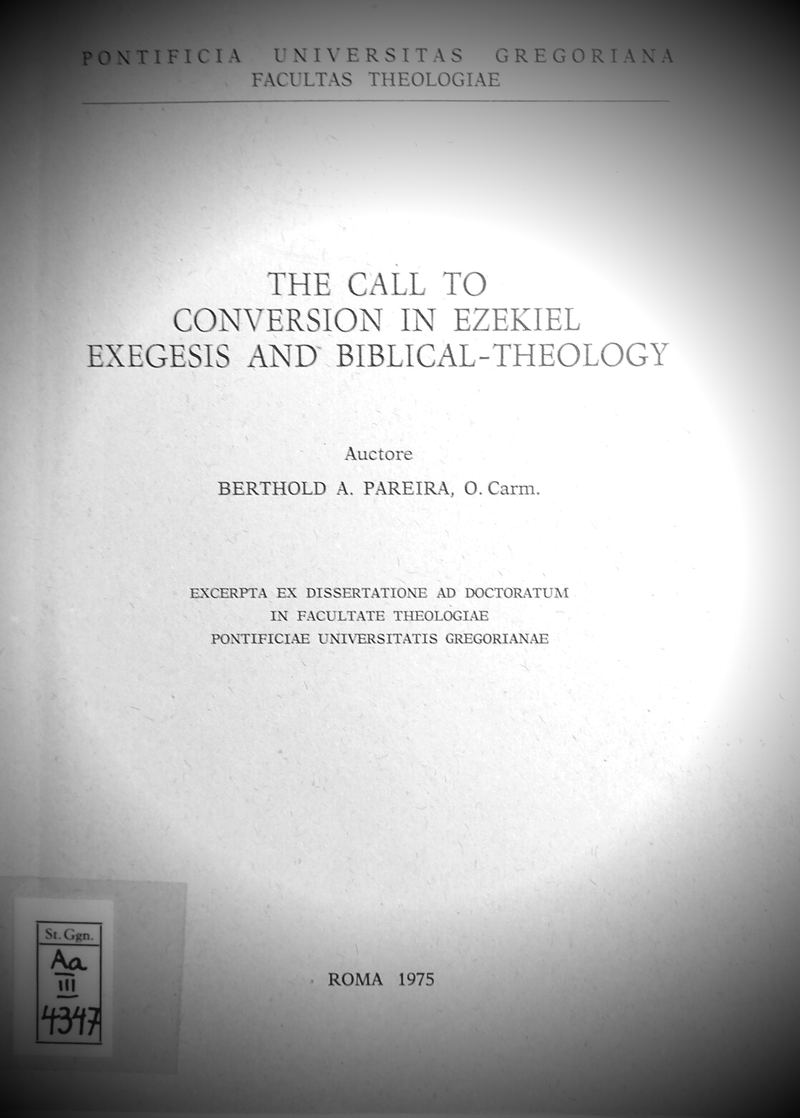 The Call to Conversion dari Profesor Pareira: Masih Relevankah Hingga Sekarang?