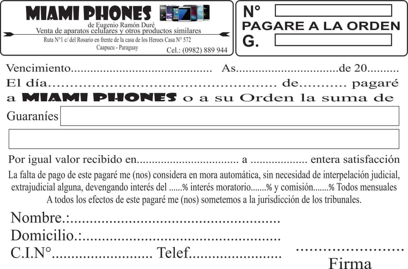 FACTURAS, TALONARIOS, RECIBOS..
