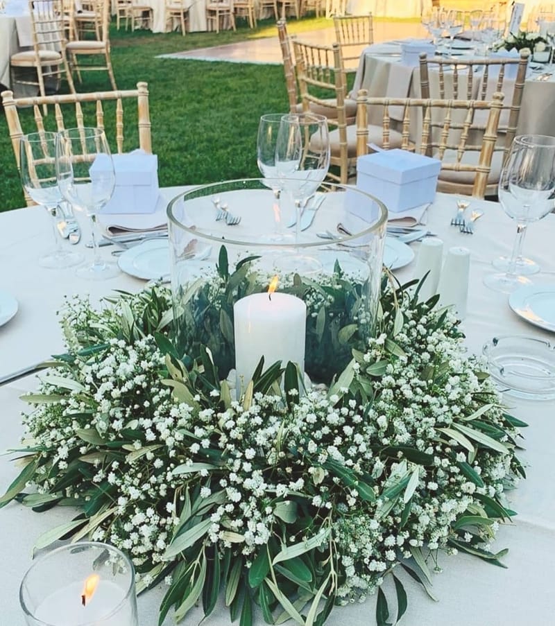 Sylvia & Panos Olive theme wedding Ktima Orizontes Athens