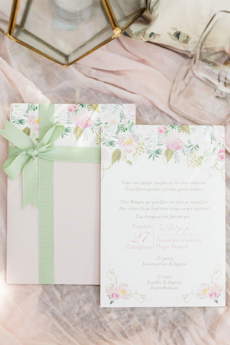 Zinaida's Flower theme Christening