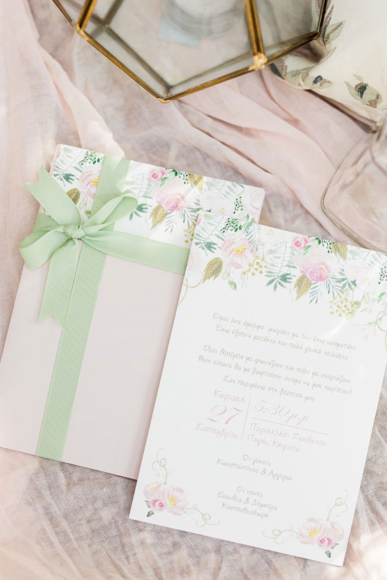 Zinaida's Flower theme Christening