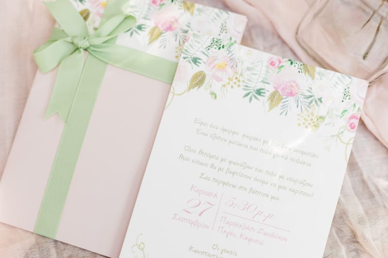 Zinaida's Flower theme Christening