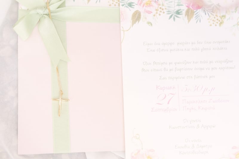 Zinaida's Flower theme Christening