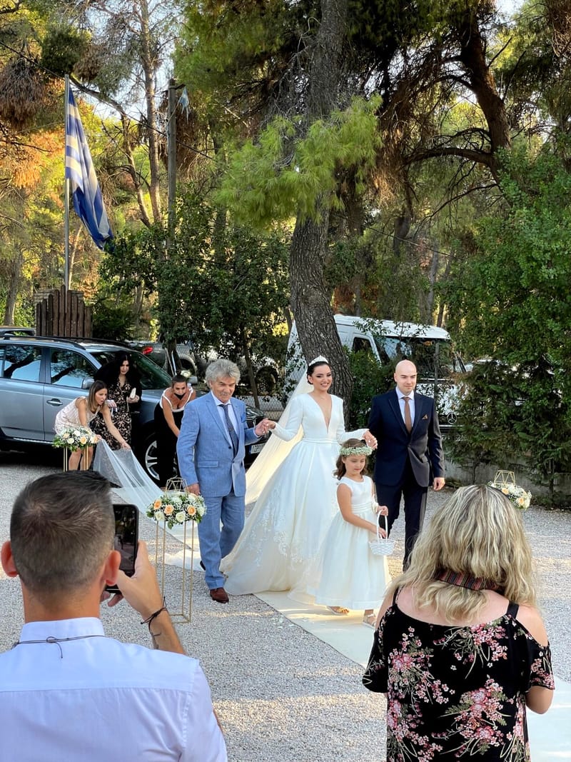 Wedding of Georgia and Kostas in Anoixi, Athens
