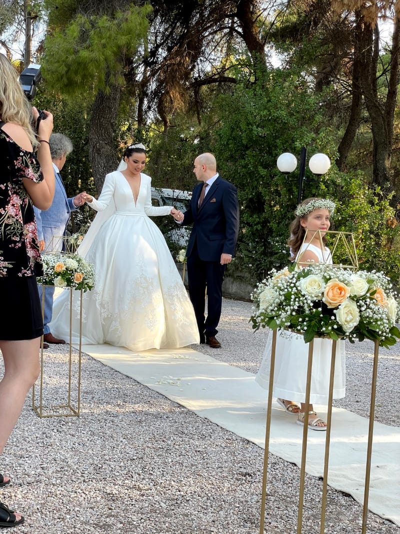 Wedding of Georgia and Kostas in Anoixi, Athens
