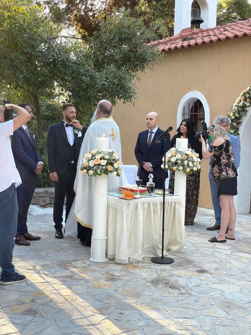Wedding of Georgia and Kostas in Anoixi, Athens