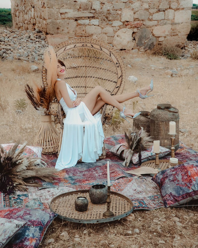 Bohemian Wedding Styled Shoot  for Bilero Shoes 