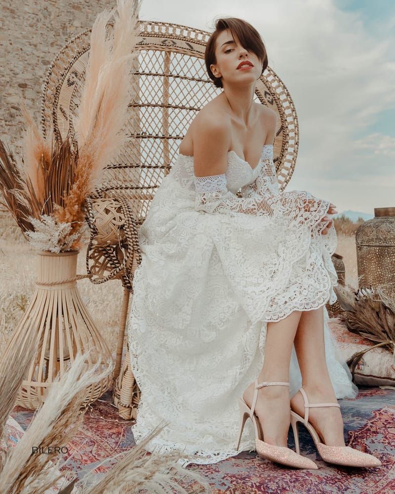 Bohemian Wedding Styled Shoot  for Bilero Shoes 