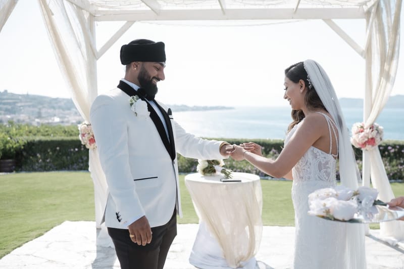 Amar & Simi Indian Wedding in Crete