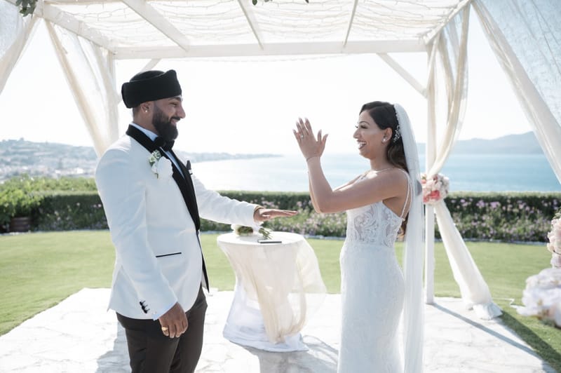 Amar & Simi Indian Wedding in Crete