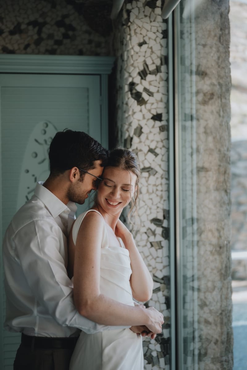 Caitlin & Mike Elopement in Ios