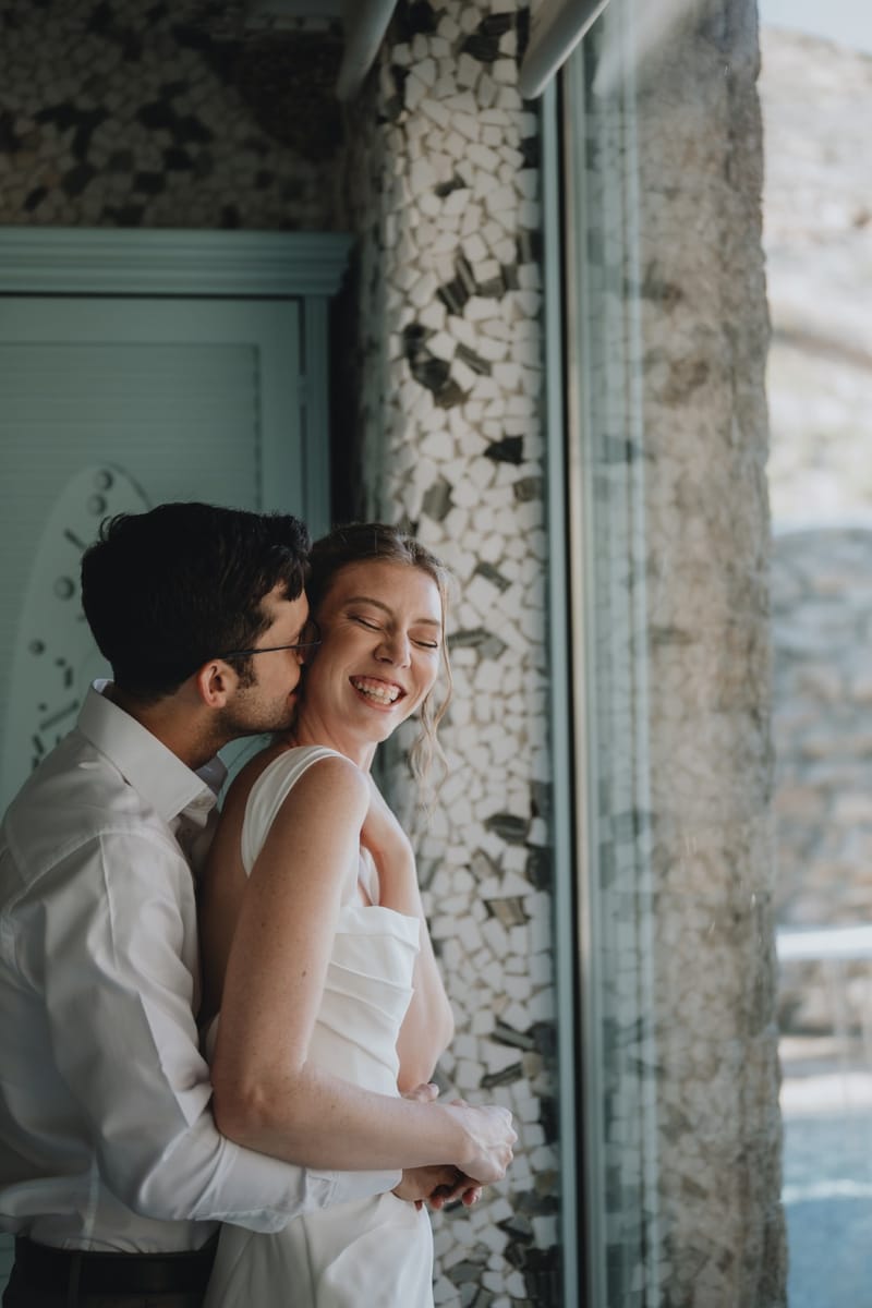 Caitlin & Mike Elopement in Ios