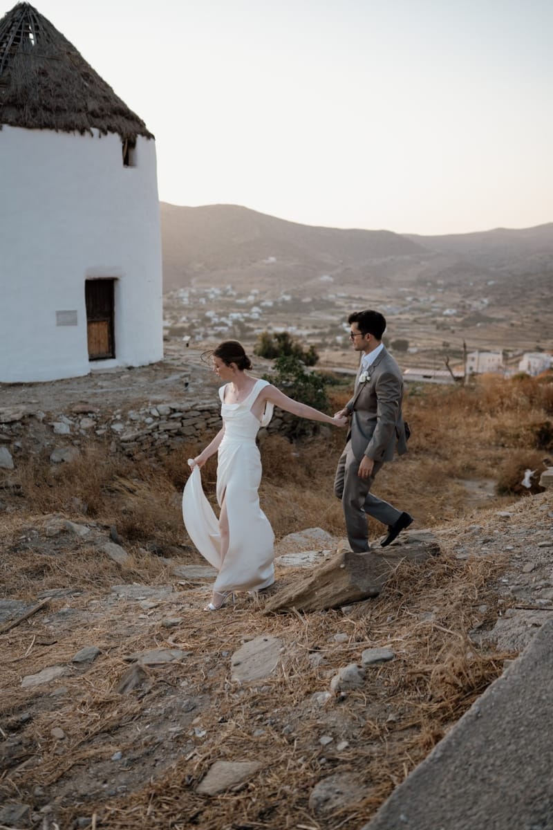 Caitlin & Mike Elopement in Ios