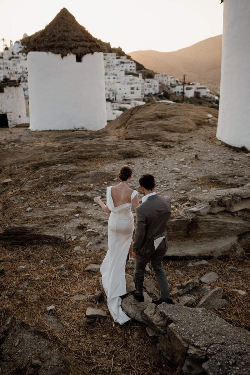 Caitlin & Mike Elopement in Ios