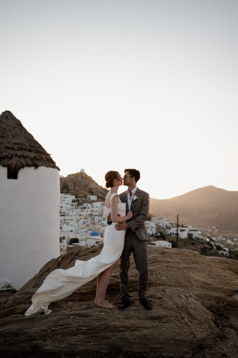 Caitlin & Mike Elopement in Ios