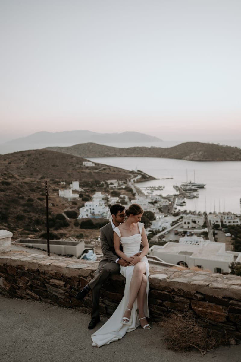 Caitlin & Mike Elopement in Ios