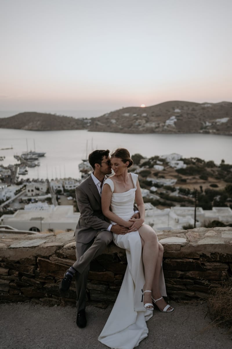 Caitlin & Mike Elopement in Ios