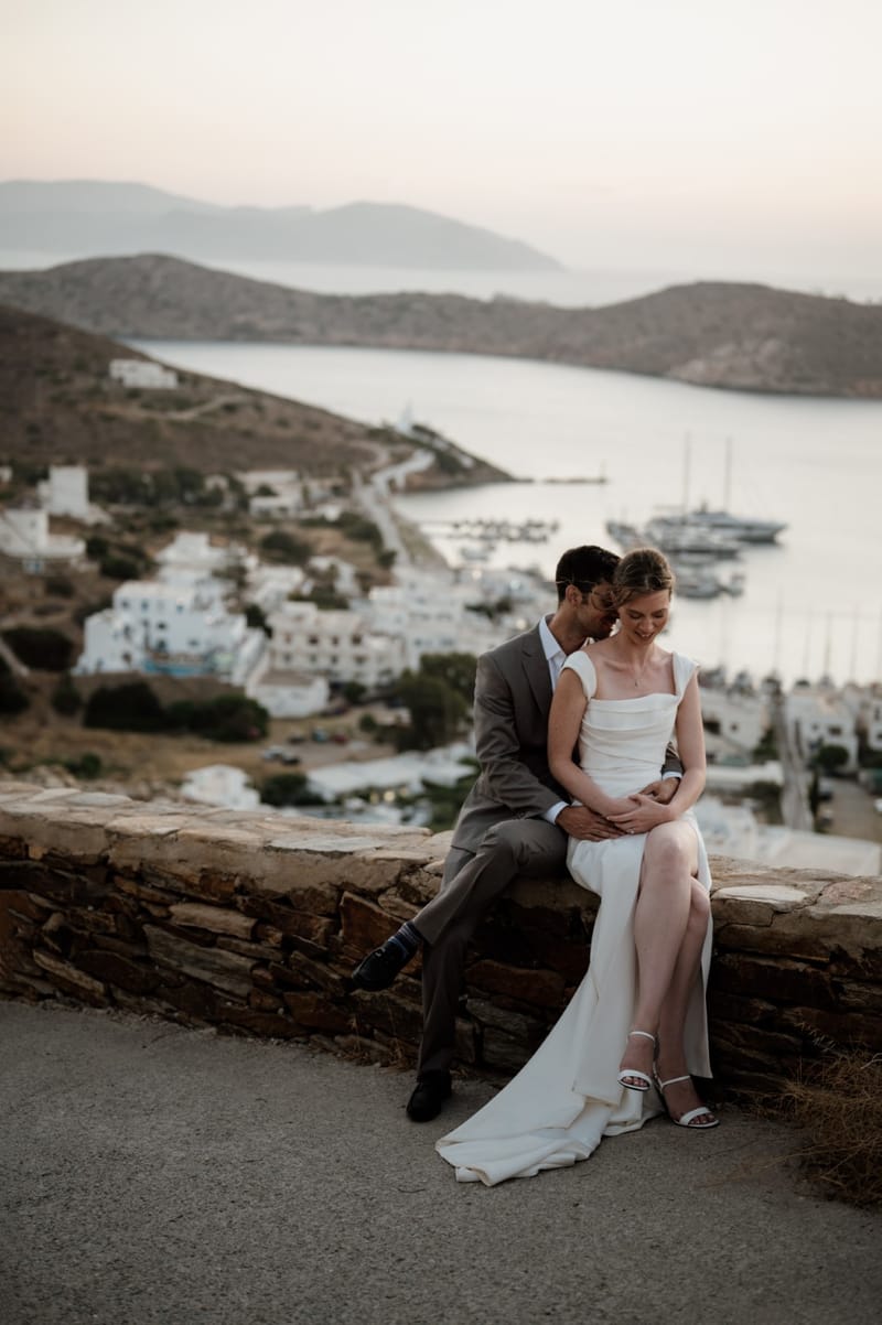 Caitlin & Mike Elopement in Ios