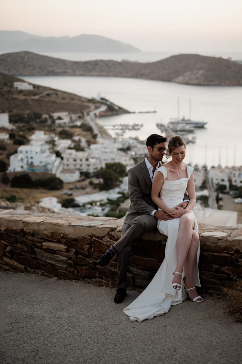 Caitlin & Mike Elopement in Ios