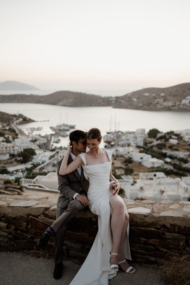 Caitlin & Mike Elopement in Ios