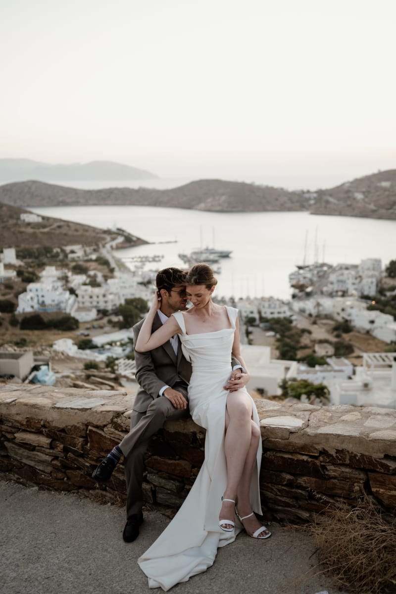 Caitlin & Mike Elopement in Ios