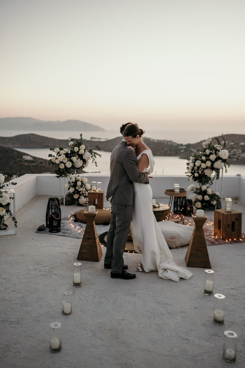 Caitlin & Mike Elopement in Ios