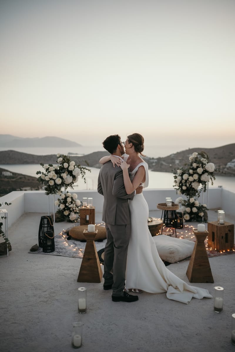 Caitlin & Mike Elopement in Ios